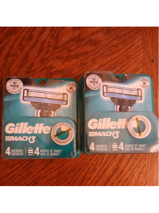 Gillette Other - Gillette Mach3 Razor Blade Cartridges, 4 Ct. 2 packs.